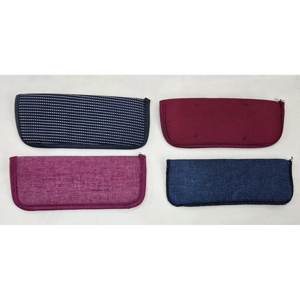 Foster Grant Eyeglass 34 Case Sleeve Pouch Lot Mixed Designs Clean Lightweight